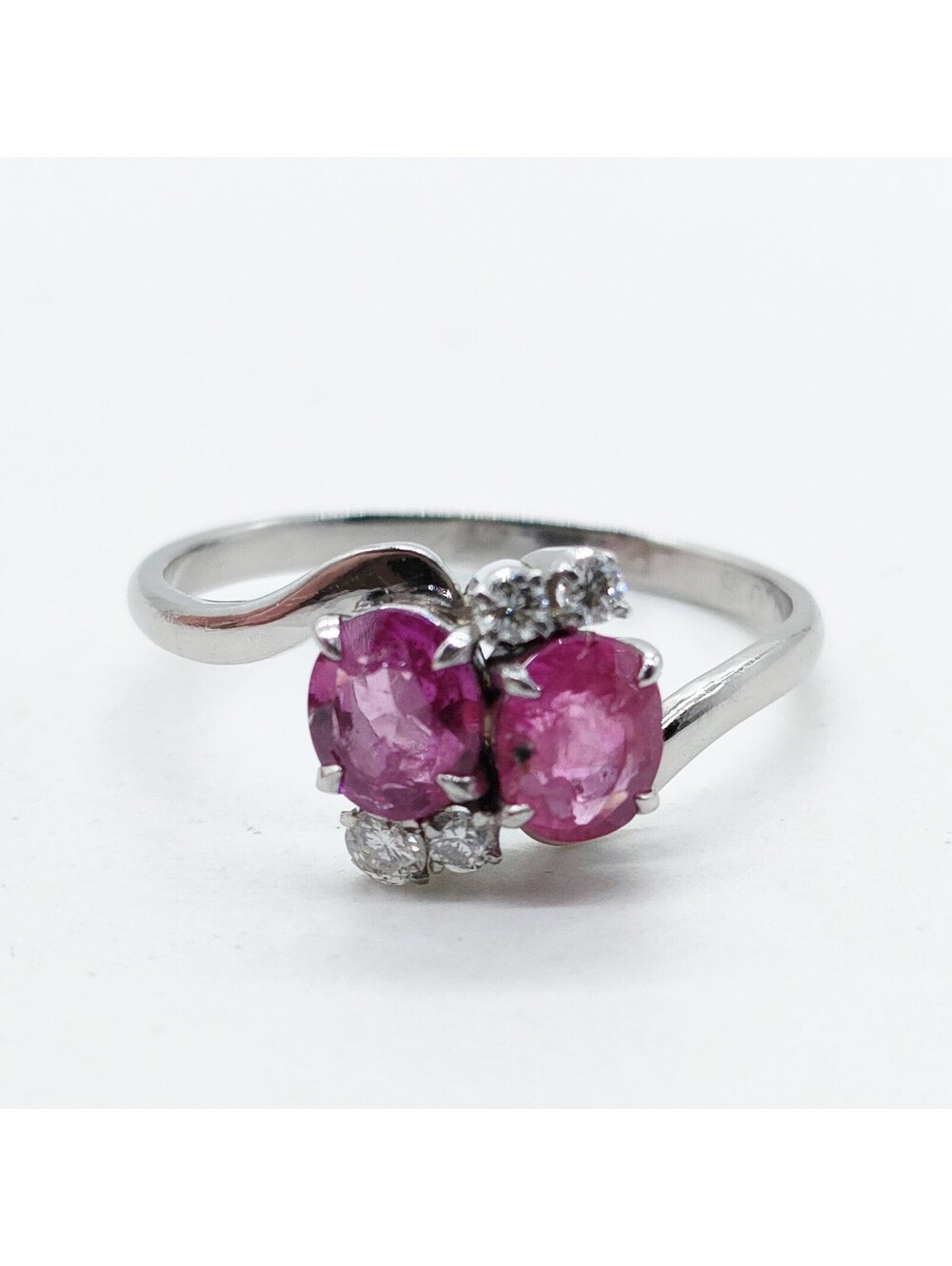 Jewelry Ring Ruby 1.08ct Platinum 463342